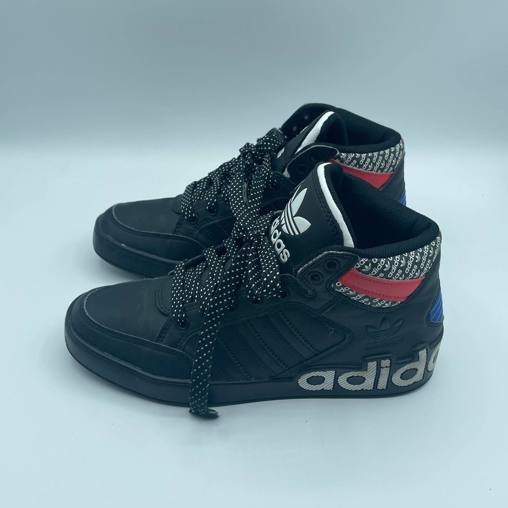 Adidas Youth Hard Court High J Transmission Pack Black Size 5 - Picture 2 of 6